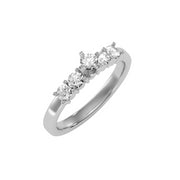 0.60 Carat Diamond 14K White Gold Engagement Ring - Fashion Strada