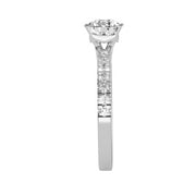 1.17 Carat Diamond 14K White Gold Engagement Ring - Fashion Strada