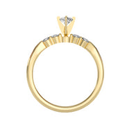 0.44 Carat Diamond 14K Yellow Gold Engagement Ring - Fashion Strada