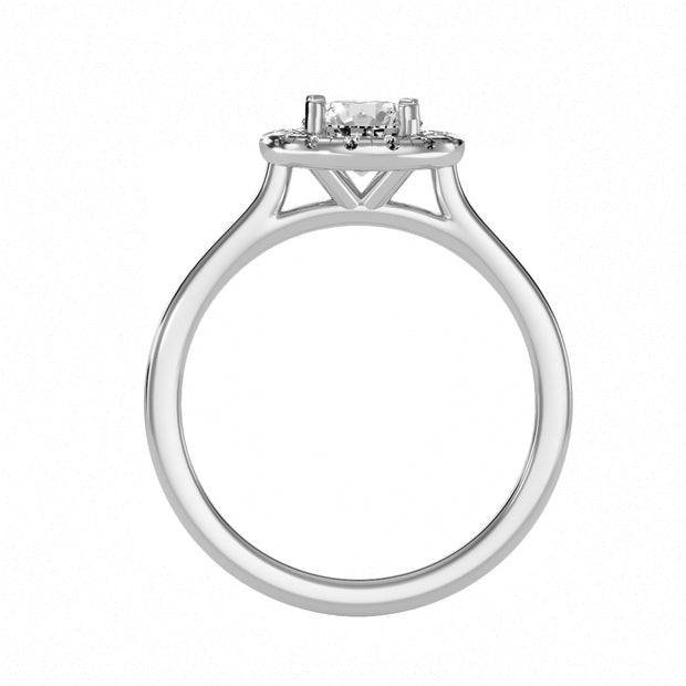 1.04 Carat Diamond 14K White Gold Engagement Ring - Fashion Strada