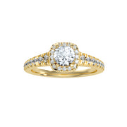 1.04 Carat Diamond 14K Yellow Gold Engagement Ring - Fashion Strada