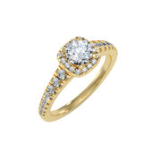 1.04 Carat Diamond 14K Yellow Gold Engagement Ring - Fashion Strada