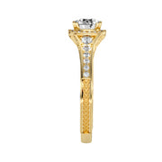 1.09 Carat Diamond 14K Yellow Gold Engagement Ring - Fashion Strada