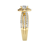 1.37 Carat Diamond 14K Yellow Gold Engagement Ring - Fashion Strada