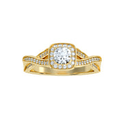 0.69 Carat Diamond 14K Yellow Gold Engagement Ring - Fashion Strada