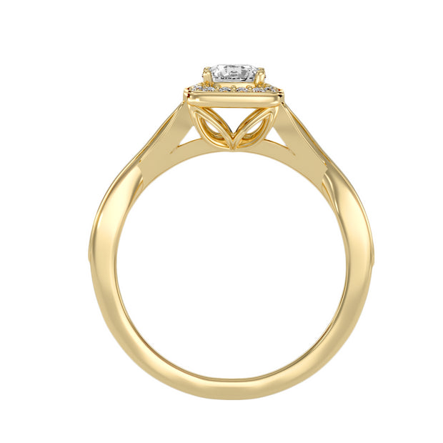 0.69 Carat Diamond 14K Yellow Gold Engagement Ring - Fashion Strada