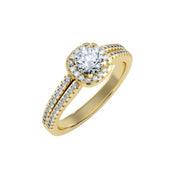 0.99 Carat Diamond 14K Yellow Gold Engagement Ring - Fashion Strada