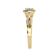 0.60 Carat Diamond 14K Yellow Gold Engagement Ring - Fashion Strada