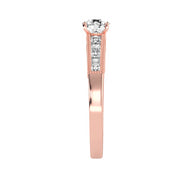 1.16 Carat Diamond 14K Rose Gold Engagement Ring - Fashion Strada