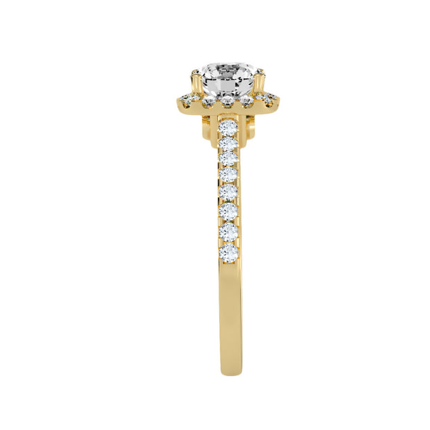 1.16 Carat Diamond 14K Yellow Gold Engagement Ring - Fashion Strada